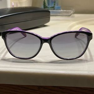 Ralph Lauren Cat Eye Sunglasses with Purple